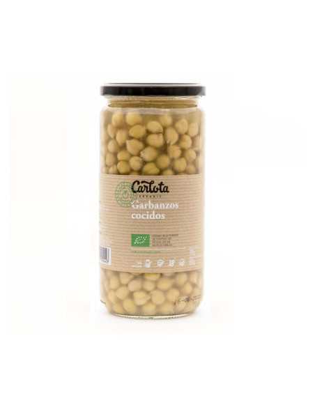 Garbanzos cocidos Bio 720g Carlota Organic Garbanzos cocidos Bio 720g Carlota Organic